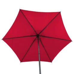 Parasol Droit Rond 2,7m Soya Grenade Hespéride -ATMOSPHERA || Intex || Demeyere Soldes parasol droit rond 27m soya grenade hesperide 4