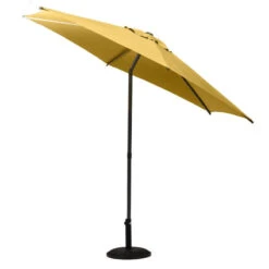 Parasol Droit Rond 2,7m Soya Jaune Moutarde Hespéride 11 Parasol Droit Rond 2,7m Soya Jaune Moutarde Hespéride -ATMOSPHERA || Intex || Demeyere Soldes parasol droit rond 27m soya jaune moutarde hesperide 2