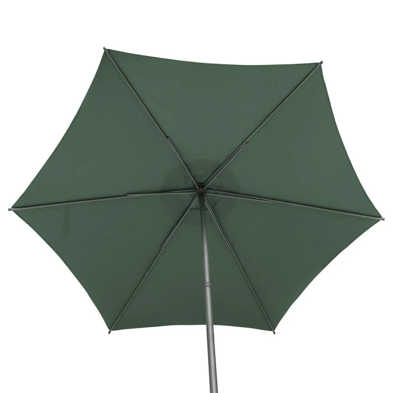 Parasol Droit Rond 2,7m Soya Vert Olive Hespéride 7 Parasol Droit Rond 2,7m Soya Vert Olive Hespéride – Image 5