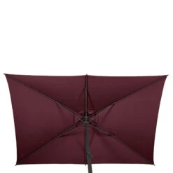Parasol Mat Central 2x3 M Loompa Bordeaux Hespéride -ATMOSPHERA || Intex || Demeyere Soldes parasol mat central 2x3 m loompa bordeaux hesperide 4