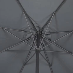 Parasol Mat Central Rond 3m Loompa Ardoise Hespéride -ATMOSPHERA || Intex || Demeyere Soldes parasol mat central rond 3 loompa ardoise hesperide 4