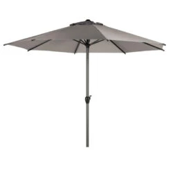 Parasol Mat Central Rond 3m Loompa Taupe Hespéride 10 Parasol Mat Central Rond 3m Loompa Taupe Hespéride -ATMOSPHERA || Intex || Demeyere Soldes parasol mat central rond 3 loompa taupe hesperide 1