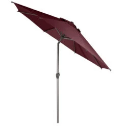 Parasol Mat Central Rond 3m Loompa Bordeaux Hespéride -ATMOSPHERA || Intex || Demeyere Soldes parasol mat central rond 3m loompa bordeaux hesperide 2