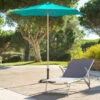 Parasol Rond 2,3m Anzio émeraude Hespéride -ATMOSPHERA || Intex || Demeyere Soldes parasol rond anzio emeraude hesperide