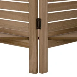 Paravent Bois 3 étagères Bois Atmosphera -ATMOSPHERA || Intex || Demeyere Soldes paravent bois 3 etageres bois atmosphera 2