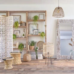 Paravent Bois Nomade Blanc Atmosphera -ATMOSPHERA || Intex || Demeyere Soldes paravent bois nomade blanc atmosphera 2