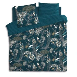 Parure De Lit Paon Bleu Canard 240x220 Atmosphera 8 Parure De Lit Paon Bleu Canard 240x220 Atmosphera -ATMOSPHERA || Intex || Demeyere Soldes parure de lit paon bleu canard 240x220 atmosphera 1