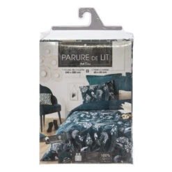 Parure De Lit Paon Bleu Canard 240x220 Atmosphera 11 Parure De Lit Paon Bleu Canard 240x220 Atmosphera -ATMOSPHERA || Intex || Demeyere Soldes parure de lit paon bleu canard 240x220 atmosphera 4