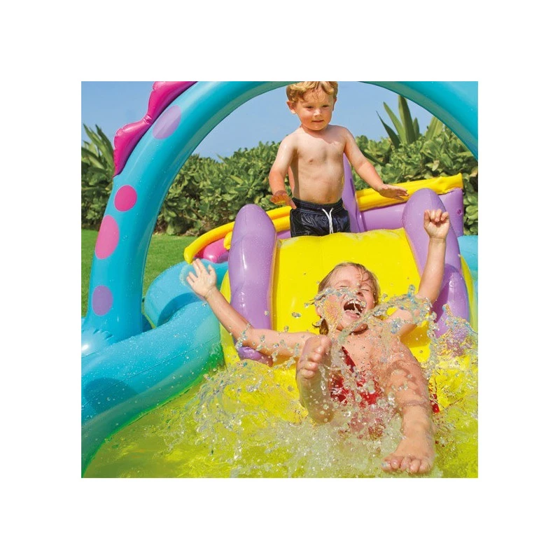Pataugeoire Aire De Jeu Dinoland Intex 4 Pataugeoire Aire De Jeu Dinoland Intex – Image 2