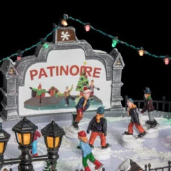 Patinoire De Noël Animée, Lumineuse Et Musicale -ATMOSPHERA || Intex || Demeyere Soldes patinoire de noel animee lumineuse et musicale 3