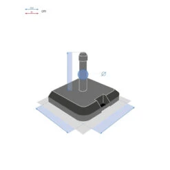 Pied De Parasol à Roulettes Opaneo 39kg Hespéride 11 Pied De Parasol à Roulettes Opaneo 39kg Hespéride -ATMOSPHERA || Intex || Demeyere Soldes pied de parasol a roulettes opaneo 39kg hesperide 4