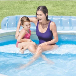 Piscine Familiale Avec Banquette Intégrée Intex -ATMOSPHERA || Intex || Demeyere Soldes piscine familiale avec banquette integree intex 2