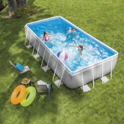 Piscine Tubulaire Prism Rectangulaire 4.88 X 2.44 X 1.07m Intex + Accessoires -ATMOSPHERA || Intex || Demeyere Soldes piscine tubulaire prism rectangulaire 488 x 244 x 107m intex accessoires 2