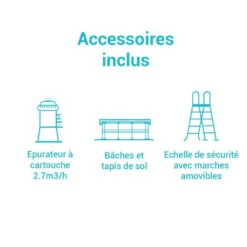 Piscine Tubulaire Prism Rectangulaire 4.88 X 2.44 X 1.07m Intex + Accessoires -ATMOSPHERA || Intex || Demeyere Soldes piscine tubulaire prism rectangulaire 488 x 244 x 107m intex accessoires 3