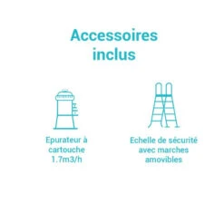 Piscine Tubulaire Ronde Prism Intex 3,66 X 0,99 M Avec Accessoires Intex -ATMOSPHERA || Intex || Demeyere Soldes piscine tubulaire ronde prism intex 366 x 099 m avec accessoires intex 2