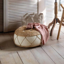 Pouf En Jute Ajouré 43x18 Atmosphera -ATMOSPHERA || Intex || Demeyere Soldes pouf en jute ajoure 43x18 atmosphera 5