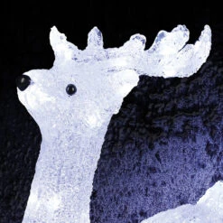 Renne Debout Lumineux 40 LED Blanc -ATMOSPHERA || Intex || Demeyere Soldes renne debout lumineux 40 led blanc 1