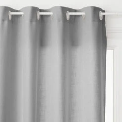 Rideau 140x260 à œillets Leon Gris Atmosphera -ATMOSPHERA || Intex || Demeyere Soldes rideau 140x260 a oeillets leon gris atmosphera 1