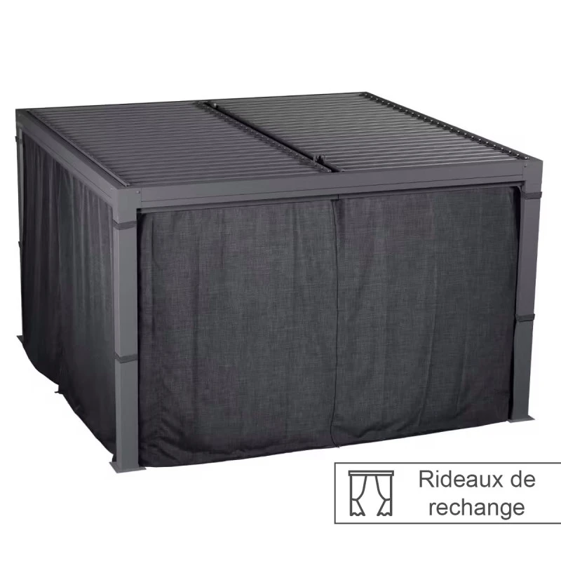 Rideaux Pour Tonnelle Majaé 3,6x3,6 M Hespéride 3 Rideaux Pour Tonnelle Majaé 3,6x3,6 M Hespéride
