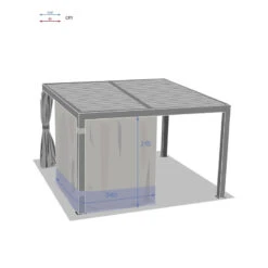Rideaux Pour Tonnelle Majaé 3,6x3,6 M Hespéride 7 Rideaux Pour Tonnelle Majaé 3,6x3,6 M Hespéride -ATMOSPHERA || Intex || Demeyere Soldes rideaux pour tonnelle majae 36x36 m hesperide 1 2