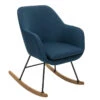 Rocking Chair Pera Bleu Canard Atmosphera -ATMOSPHERA || Intex || Demeyere Soldes rocking chair pera bleu canard atmosphera