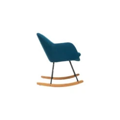 Rocking Chair Pera Bleu Canard Atmosphera -ATMOSPHERA || Intex || Demeyere Soldes rocking chair pera bleu canard atmosphera 4