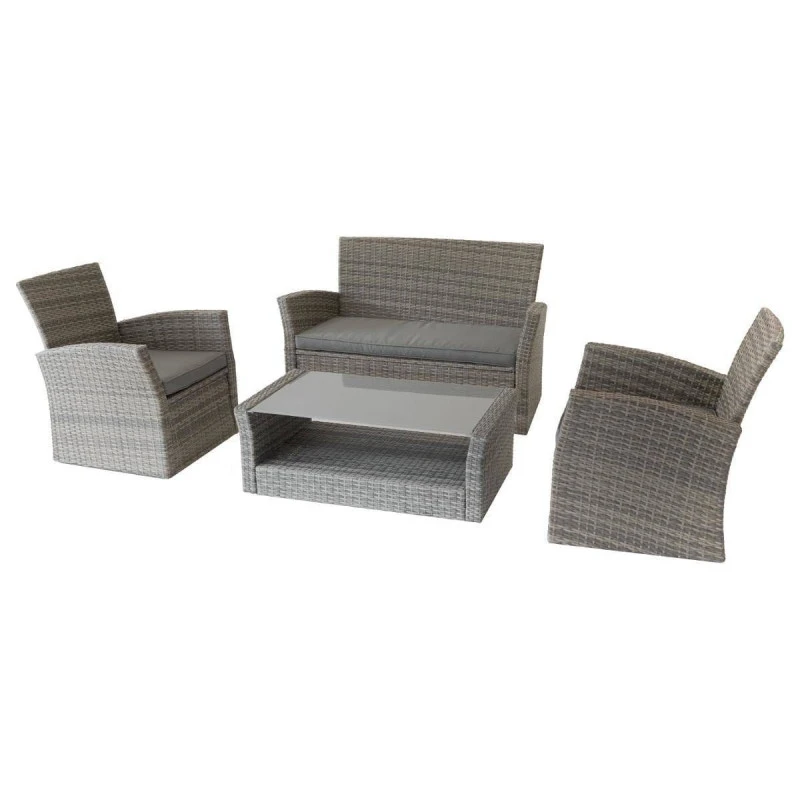 Salon Bora-bora Terre Ombre 4 Places Hespéride 4 Salon Bora-bora Terre Ombre 4 Places Hespéride – Image 2