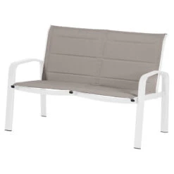 Salon De Jardin 4 Places Elyn Noisette / Blanc Hespéride -ATMOSPHERA || Intex || Demeyere Soldes salon de jardin 4 places elyn noisette blanc hesperide 1 2