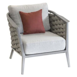 Salon De Jardin 5 Places Embruns Praline / Noisette Hespéride -ATMOSPHERA || Intex || Demeyere Soldes salon de jardin 5 places embruns praline noisette hesperide 1 6