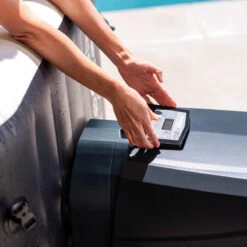 Spa Gonflable Intex Octogonal 6 Places Carbone -ATMOSPHERA || Intex || Demeyere Soldes spa gonflable intex octogonal 6 p new carbone 5