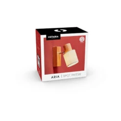 Spot Aria En Bois Et Tissu Blanc Ostaria -ATMOSPHERA || Intex || Demeyere Soldes spot aria en bois et tissu blanc ostaria 2