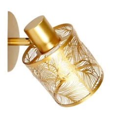 Spot Calathéa Métal Ajouré Doré Ostaria -ATMOSPHERA || Intex || Demeyere Soldes spot calathea metal ajoure dore ostaria 2