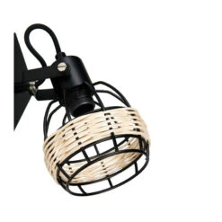 Spot Cyrus En Métal Et Rotin Ostaria -ATMOSPHERA || Intex || Demeyere Soldes spot cyrus en metal et rotin ostaria 2