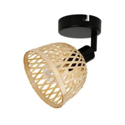 Spot Hanoi En Métal Et Bambou Ostaria -ATMOSPHERA || Intex || Demeyere Soldes spot hanoi en metal et bambou ostaria 3