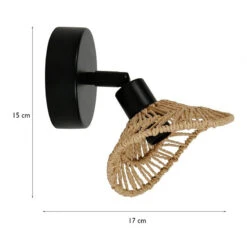 Spot Ozana En Métal Et Corde Ostaria -ATMOSPHERA || Intex || Demeyere Soldes spot ozana en metal et corde ostaria 4