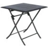 Table Alu Pliante Azua 2 Places Graphite Hespéride -ATMOSPHERA || Intex || Demeyere Soldes table aluminium azua 2 places noir graphite hesperide