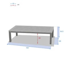 Table Basse Extérieure Emperia Hespéride -ATMOSPHERA || Intex || Demeyere Soldes table basse exterieure emperia hesperide 3