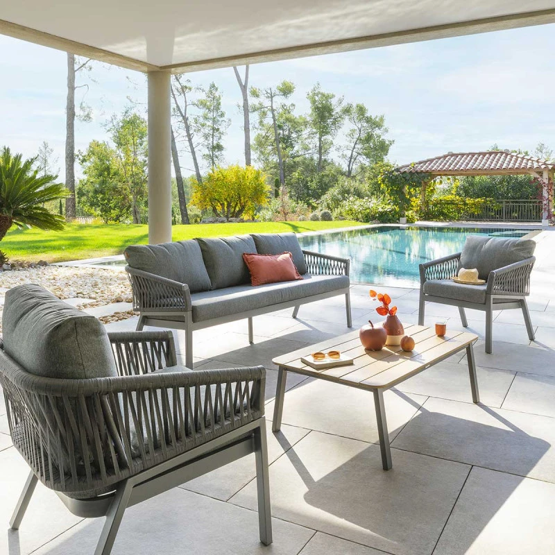 Table Basse Extérieure Oriengo Graphite Hespéride 4 Table Basse Extérieure Oriengo Graphite Hespéride – Image 2