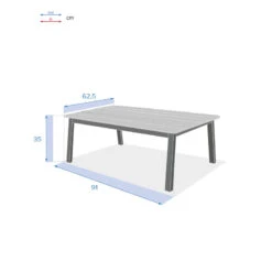 Table Basse Extérieure Oriengo Graphite Hespéride 9 Table Basse Extérieure Oriengo Graphite Hespéride -ATMOSPHERA || Intex || Demeyere Soldes table basse exterieure oriengo graphite hesperide 3