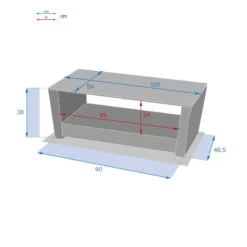 Table Basse Extérieure Polynésia Naturae Hespéride -ATMOSPHERA || Intex || Demeyere Soldes table basse exterieure polynesia naturae hesperide 2