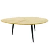Table Basse Ovale Miller Pieds Métal -ATMOSPHERA || Intex || Demeyere Soldes table basse ovale miller pieds metal