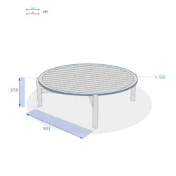 Table Basse Ronde D120 Acacia Deona Hespéride 8 Table Basse Ronde D120 Acacia Deona Hespéride -ATMOSPHERA || Intex || Demeyere Soldes table basse ronde acacia deona hesperide 1 2