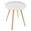 Table Basse Ronde Mileo Blanc Atmosphera -ATMOSPHERA || Intex || Demeyere Soldes table basse ronde mileo blanc atmosphera