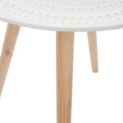 Table Basse Ronde Mileo Blanc Atmosphera -ATMOSPHERA || Intex || Demeyere Soldes table basse ronde mileo blanc atmosphera 3