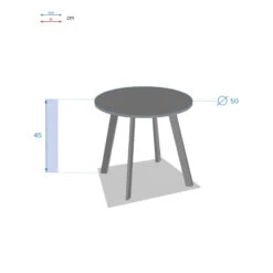 Table Basse Saona D 50 Cm Tonka Hespéride -ATMOSPHERA || Intex || Demeyere Soldes table basse saona d 50 cm tonka hesperide 2