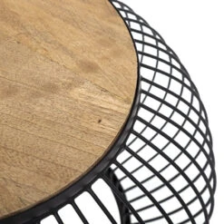 Table Basse X2 Métal Et Bois De Manguier Esther Atmosphera 12 Table Basse X2 Métal Et Bois De Manguier Esther Atmosphera -ATMOSPHERA || Intex || Demeyere Soldes table basse x2 en metal et bois de manguier atmosphera 2