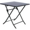 Table Carrée Pliante Greensboro 2p Graphite Hespéride -ATMOSPHERA || Intex || Demeyere Soldes table carree greensboro graphite