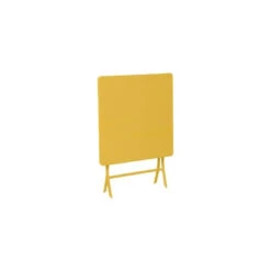 Table Carrée Pliante Greensboro 2p Jaune Moutarde Hespéride -ATMOSPHERA || Intex || Demeyere Soldes table carree greensboro moutarde hesperide 1