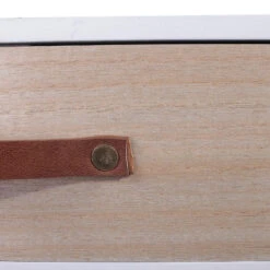 Table De Chevet Pieds Bois 1 Tiroir Blanc -ATMOSPHERA || Intex || Demeyere Soldes table de chevet pieds bois 1 tiroir blanc 5