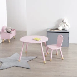 Table Enfant Rose Atmosphera Collection Douceur -ATMOSPHERA || Intex || Demeyere Soldes table enfant rose atmosphera collection douceur 1
